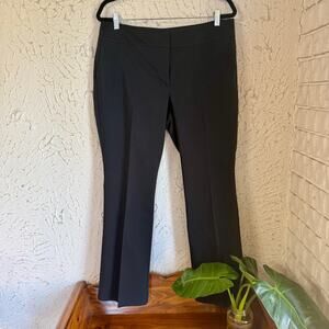 Ann Taylor Curvy Petite Pants 12P Black Dress Work Career Stretch Trouser Womens